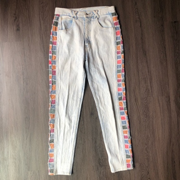 Vintage 90s Anti-Basic Daily Jeans Size 28x28 High Rise Alternative Cobain - Picture 1 of 11